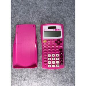 Texas Instruments TI-30XIIS Scientific Calculator Pink 2-Line Display with Cover